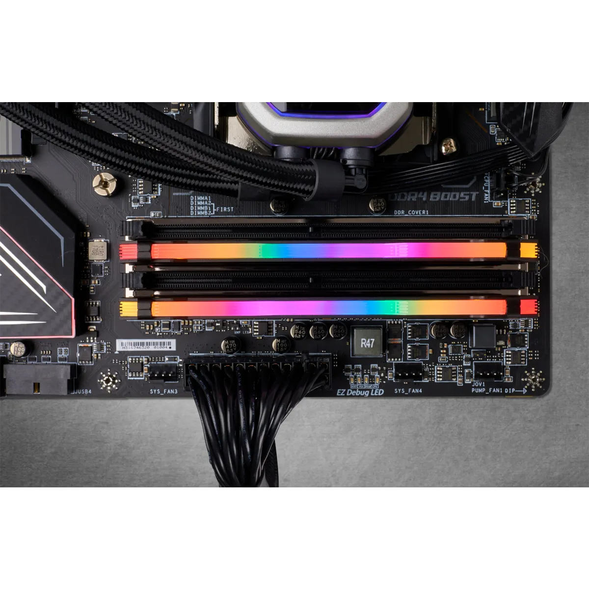 Corsair VENGEANCE® RGB PRO 16GB (2 x 8GB) DDR4 DRAM 3600MHz C18 Memory Kit; 18-22-22-42; 1.35V; Black.