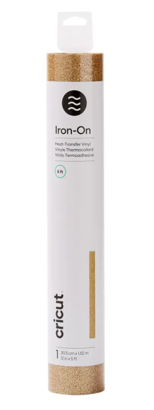 2009350 - Cricut Glitter Iron On Gold 1.5