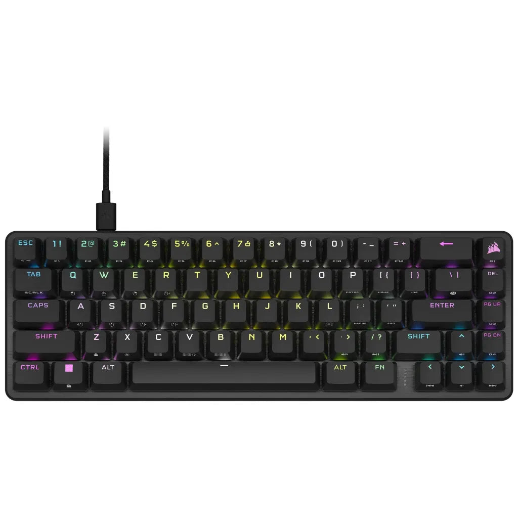 Corsair K65 PRO MINI RGB 65% Optical-Mechanical Gaming Keyboard - Corsair OPX switches - Black