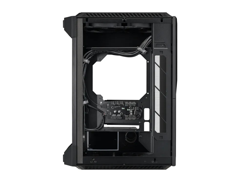 ASUS Chassis/ Black with Tempered Glass; 3 expansion slots space; Raditor:120mm; 240mm; Cooling Top:2x120mm;2x140; 8.73kg.
