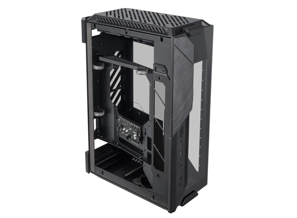 ASUS Chassis/ Black with Tempered Glass; 3 expansion slots space; Raditor:120mm; 240mm; Cooling Top:2x120mm;2x140; 8.73kg.