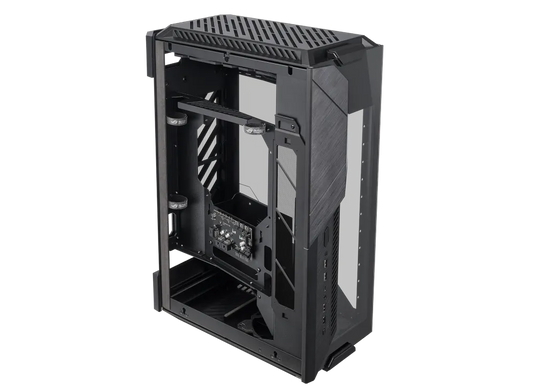 ASUS Chassis/ Black with Tempered Glass; 3 expansion slots space; Raditor:120mm; 240mm; Cooling Top:2x120mm;2x140; 8.73kg.