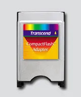 TRANSCEND PCMCIA ADAPTER FOR COMPACT FLASH CARD