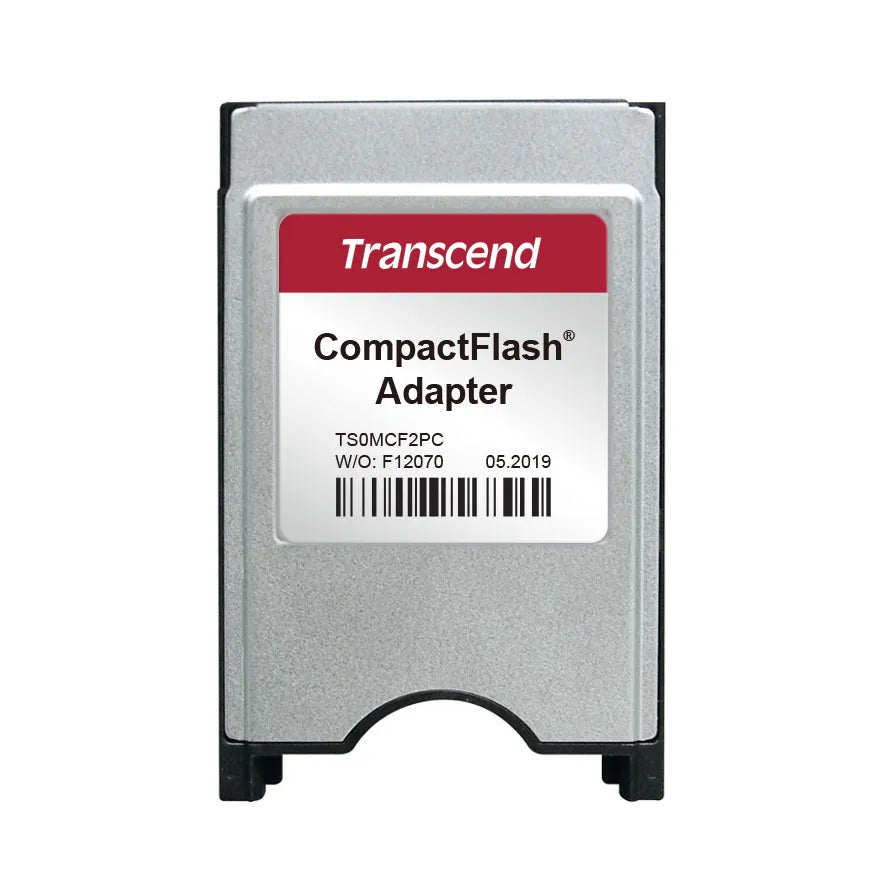 TRANSCEND PCMCIA ADAPTER FOR COMPACT FLASH CARD
