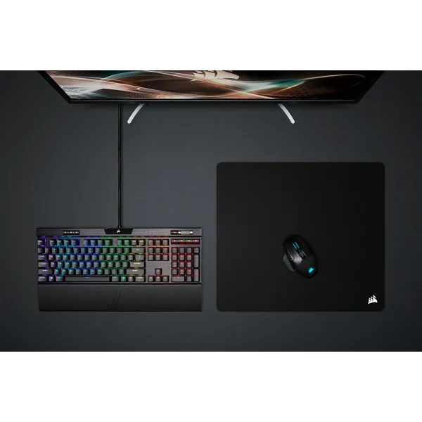 Corsair MM200 PRO Premium Spill-Proof Cloth Gaming Mouse Pad – Heavy XL; Black - 450mm x 400mm x 6mm.
