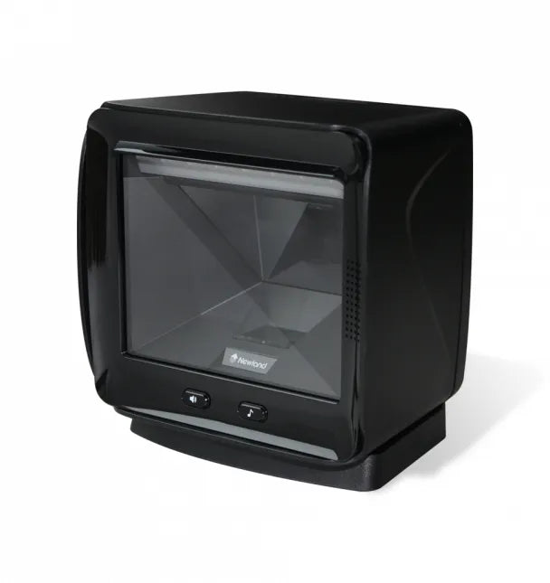 Newland FR80 Salmon 2D CMOS Mega Pixel Large window vertical desktop scanner with ''L'' mounting bracket; 3 mtr USB cable and mu