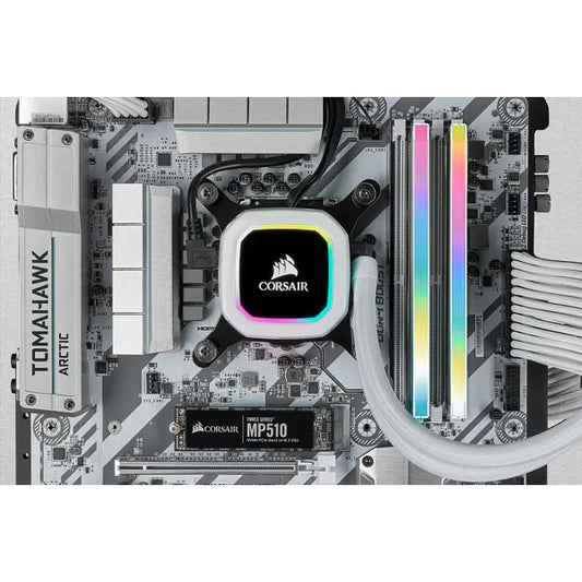 Corsair VENGEANCE® RGB PRO SL 32GB (2 x 16GB) DDR4 DRAM 3600MHz C18 Memory Kit; 18-22-22-42; 1.35; White
