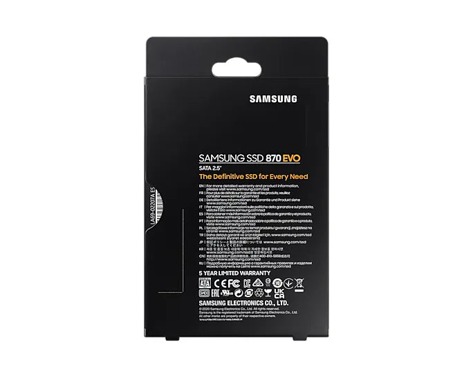 SAMSUNG 870 EVO 2.5'' 500 GB SATA SSD
