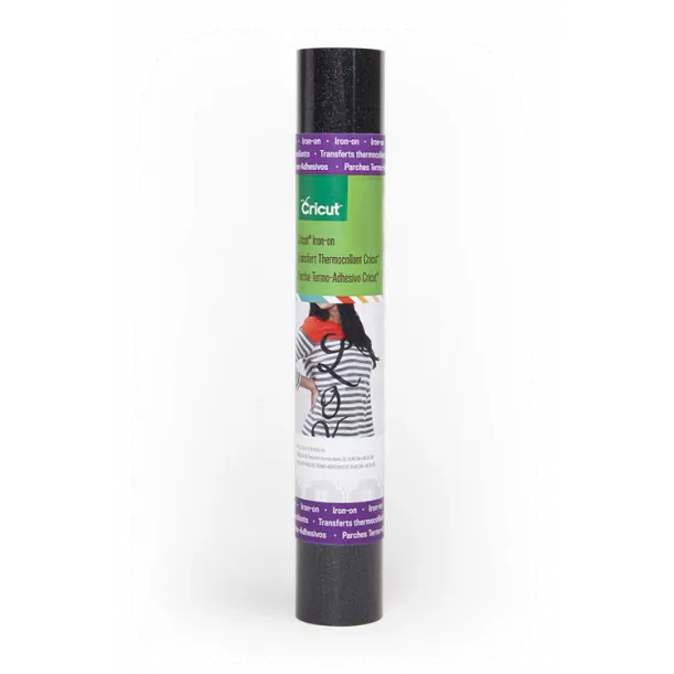 2007681: Cricut Glitter Iron-On 30x48cm (Black)