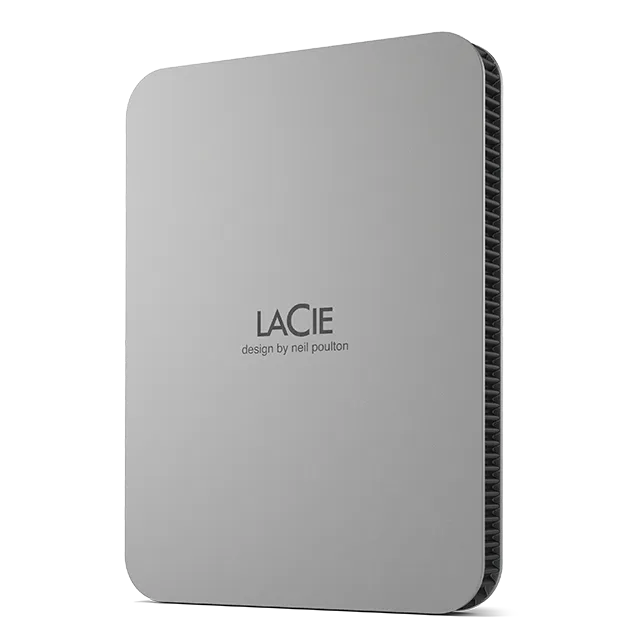 Seagate LaCie 1TB; USB-C; USB 3.1; Aluminum enclosure; Silver