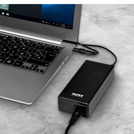 Port Connect 90W Notebook Adapter Universal - Black