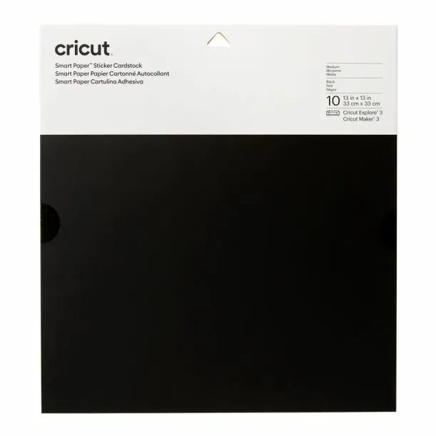 2008316 - Cricut Smart Sticker Cardstock 33x33cm 10 sheets (Black)