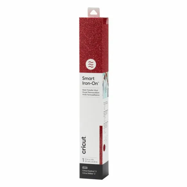 2008675: Cricut Smart Iron-on 33x91cm 1 sheet (Glitter Red)