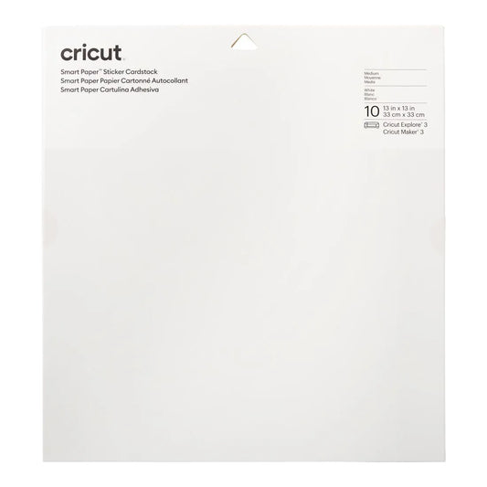 2008317 - Cricut Smart Sticker Cardstock 33x33cm 10 sheets (White)