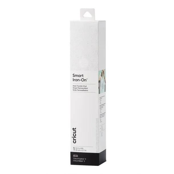 2009062: Cricut Smart Iron-on 33x273cm 1 sheet (Glitter White)