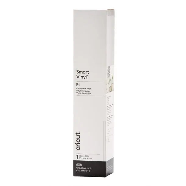 2008649: Cricut Smart Vinyl Removable 33X640Cm 1 Sheet (White)