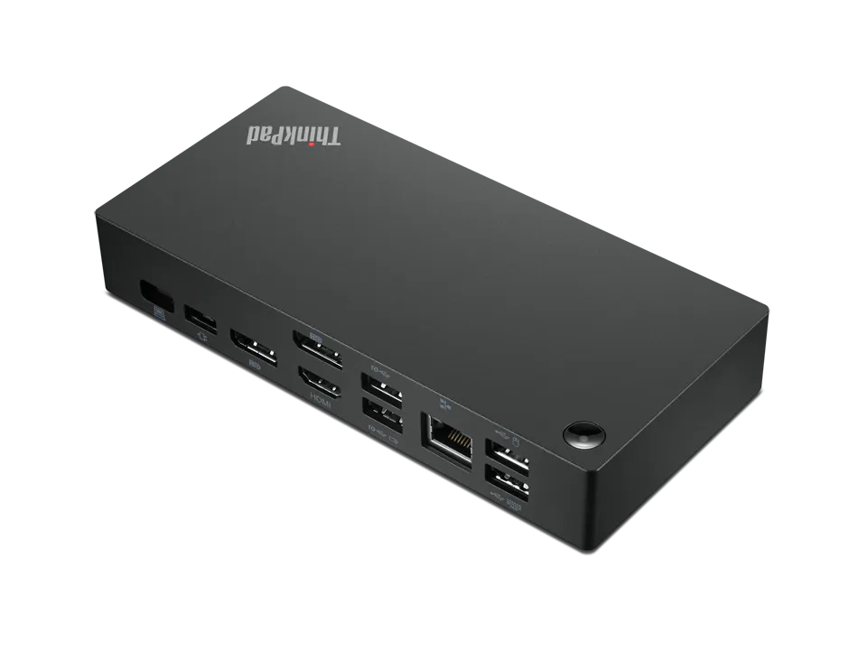 LENOVO ThinkPad Universal USB-C Dock|Support for 3xMonitors|2xDP|1xHDMI|1xUSB-C|3xUSB 3.2|2xUSB 2.0|RJ45|Audio Combo Port