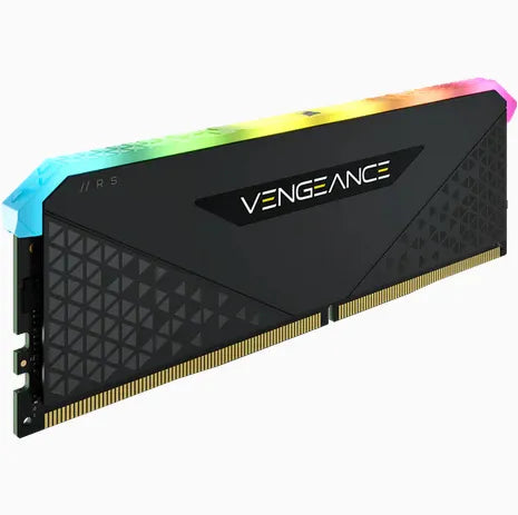 Corsair VENGEANCE® RGB RS 16GB (1 x 16GB) DDR4 DRAM 3200MHz C16 Memory Kit; 16-20-20-38; 1.2V; Black