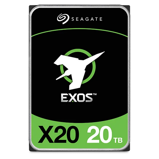 Seagate Exos X20 ST20000NM003D 20TB HDD; 3.5''; SAS SED 512e/4Kn; RPM 7200; 5 Year Limited Warranty