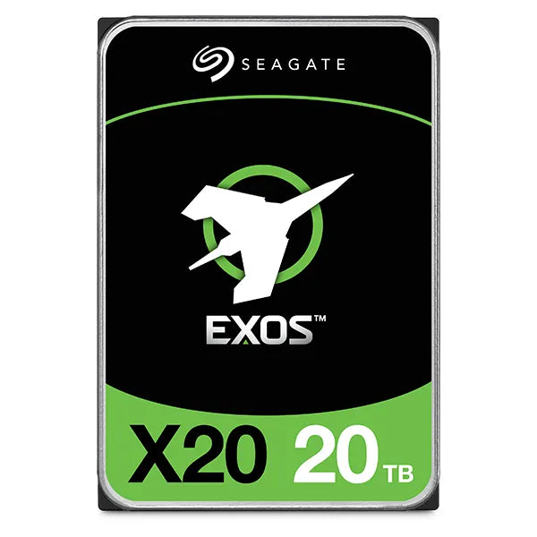 Seagate Exos X20 ST20000NM003D 20TB HDD; 3.5''; SAS SED 512e/4Kn; RPM 7200; 5 Year Limited Warranty