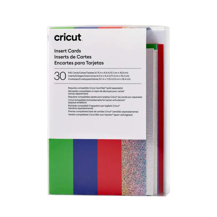 2009471 - Cricut Insert Cards Rainbow R40 (12;1 Cm X 16;8 Cm) 30-Pack