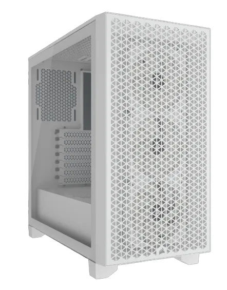 3000D RGB AIRFLOW White Mid-Tower PC Case; 2x 3.5'' |  2x 2.5'' Drive Bays; Up to 360mm Radiator compatible; 3x 120mm fan incl