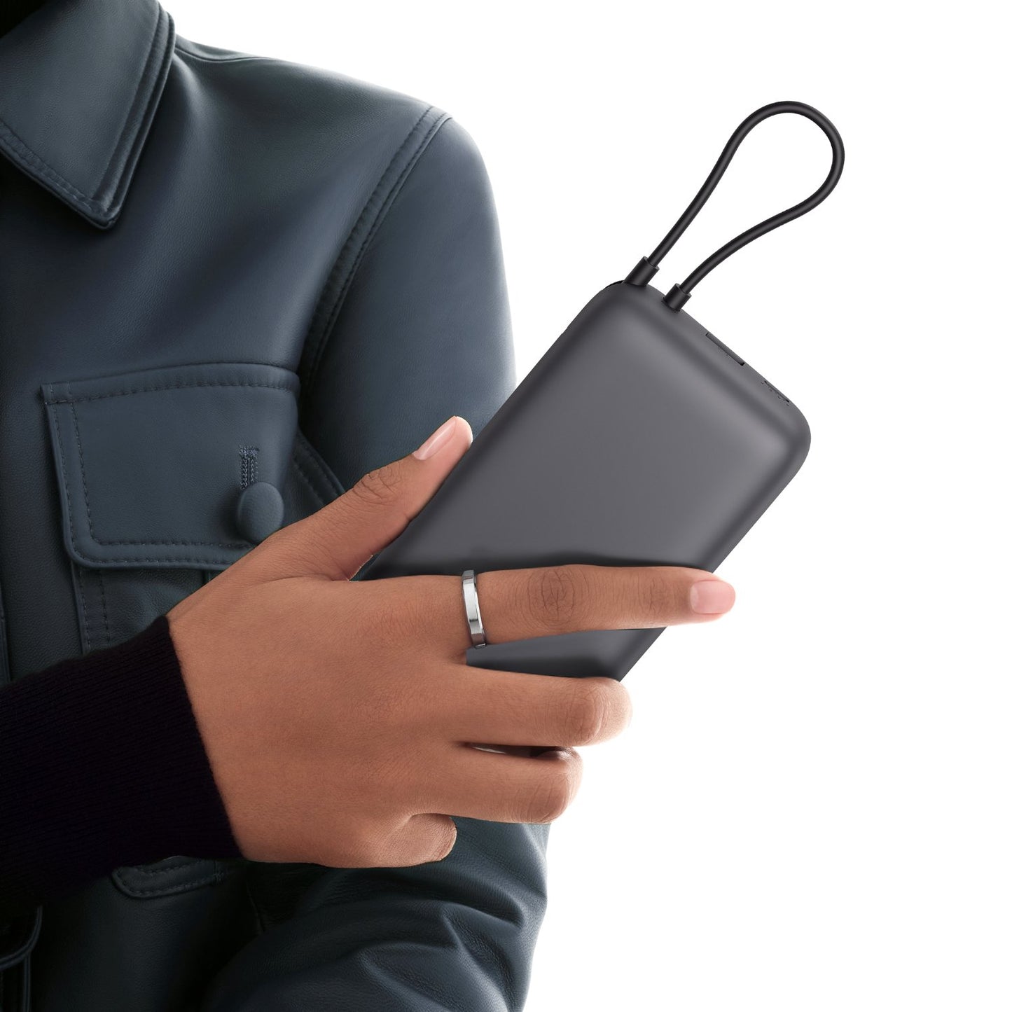 Xiaomi Power Bank 20000mAh (Integrated Cable) - Dark Grey