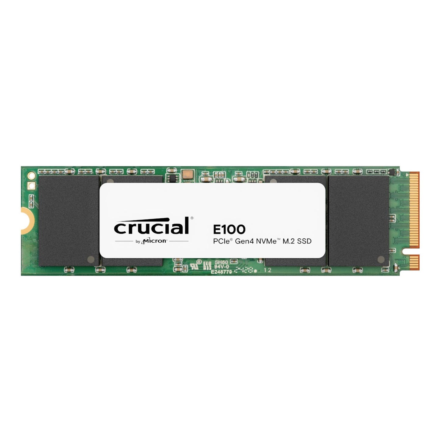 Asus Cobble M.2 SSD Type-C Enclosure and Crucial E100 2TB NVMe Bundle - Grey