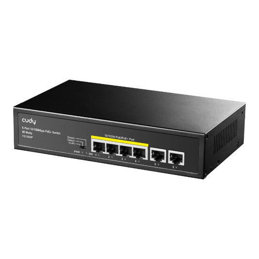 Cudy 6-Port Ethernet Unmanaged Switch - 4 Ports POE