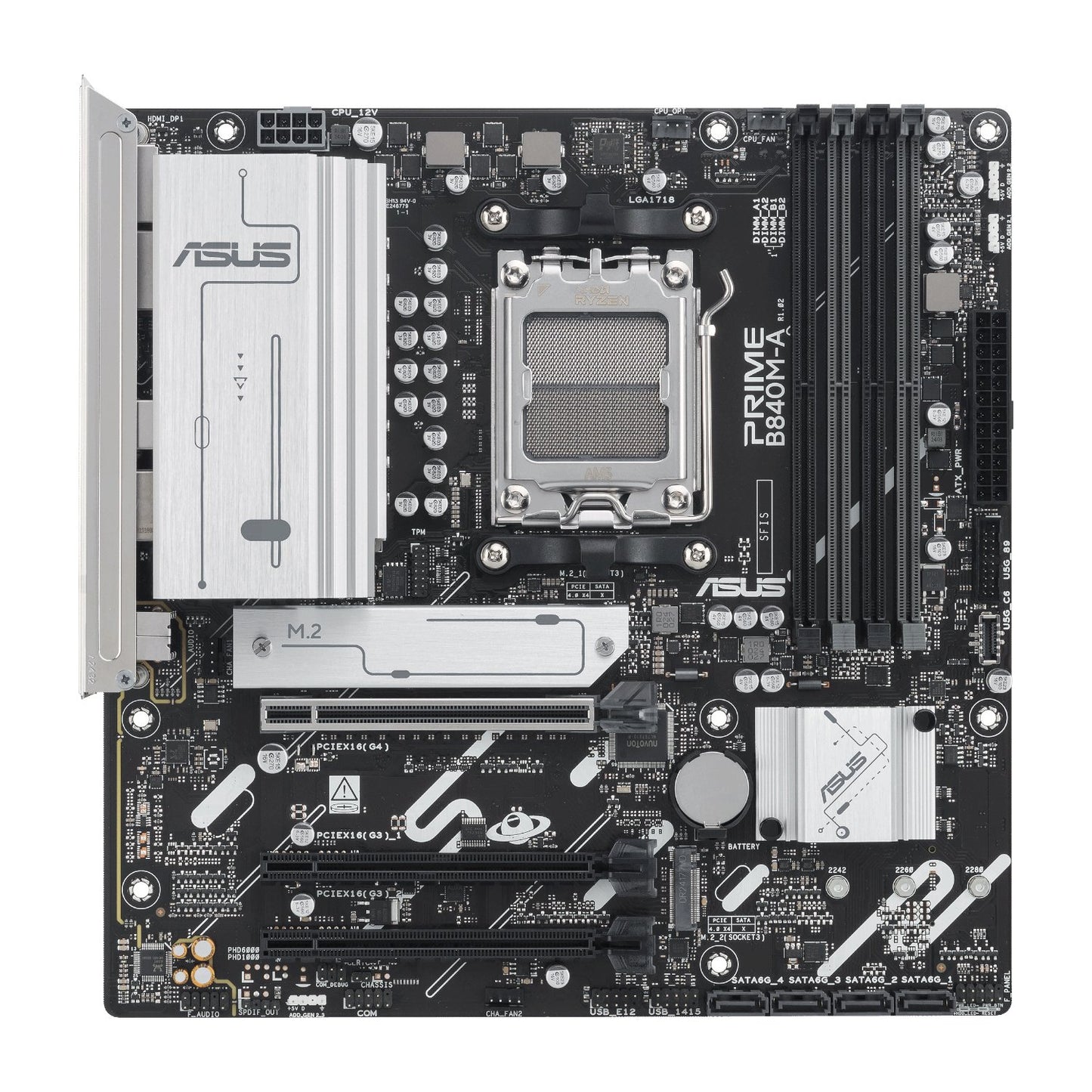 Asus PRIME H840M-A-CSM AM5 Micro ATX Motherboard