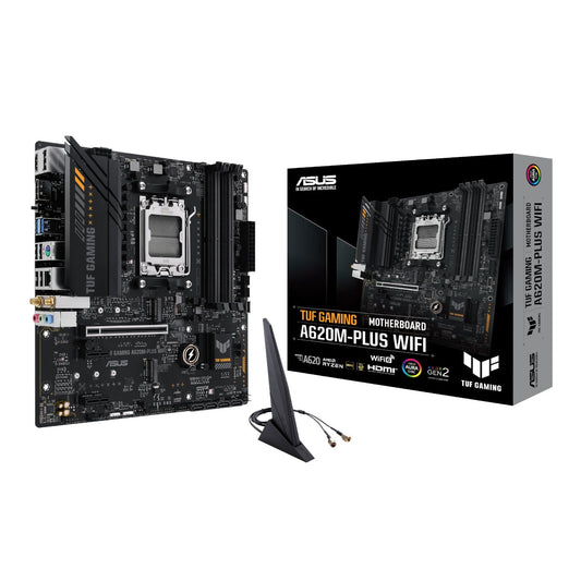 Asus TUF Gaming A620M-PLUS AM5 WIFI M-ATX Motherboard