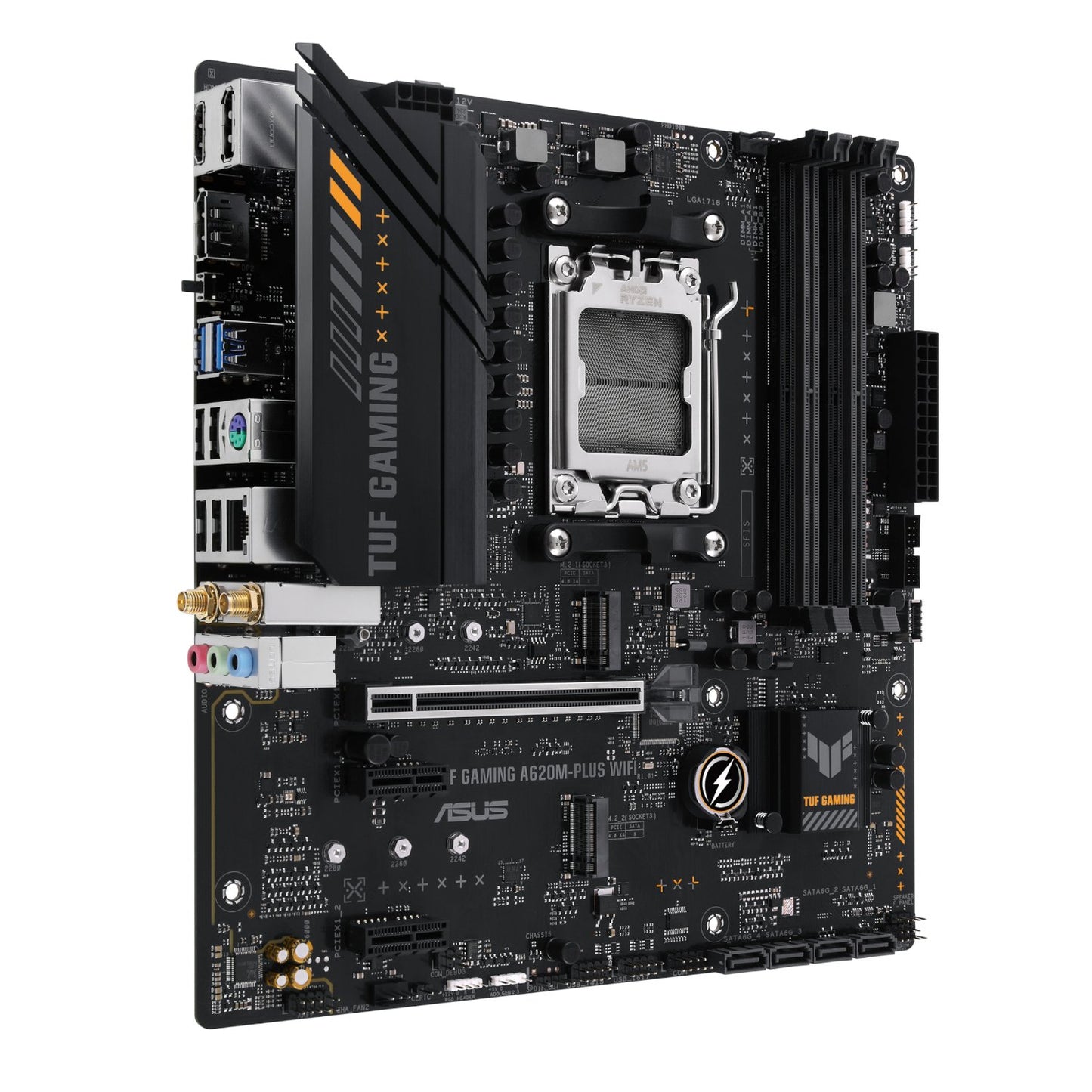 Asus TUF Gaming A620M-PLUS AM5 WIFI M-ATX Motherboard