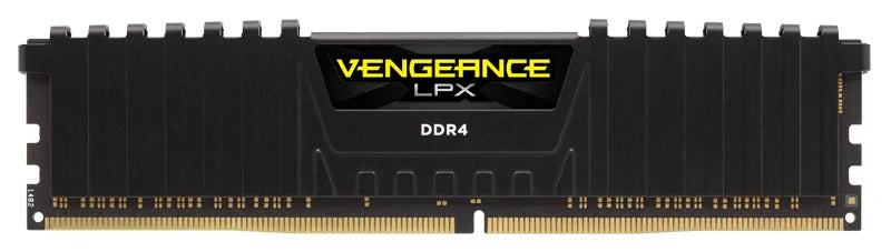 Corsair VENGEANCE® LPX 16GB (2 x 8GB) DDR4 DRAM 3200MHz C16 Memory Kit; 16-20-20-38; 1.35V; Black