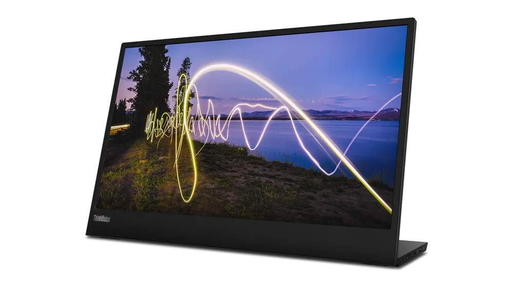 LENOVO ThinkVision M15 | 15.6'' FHD IPS |Non-Touch Portable Monitor|Anti-Glare|2x USB-C Gen1|BLACK|VESA MOUNT