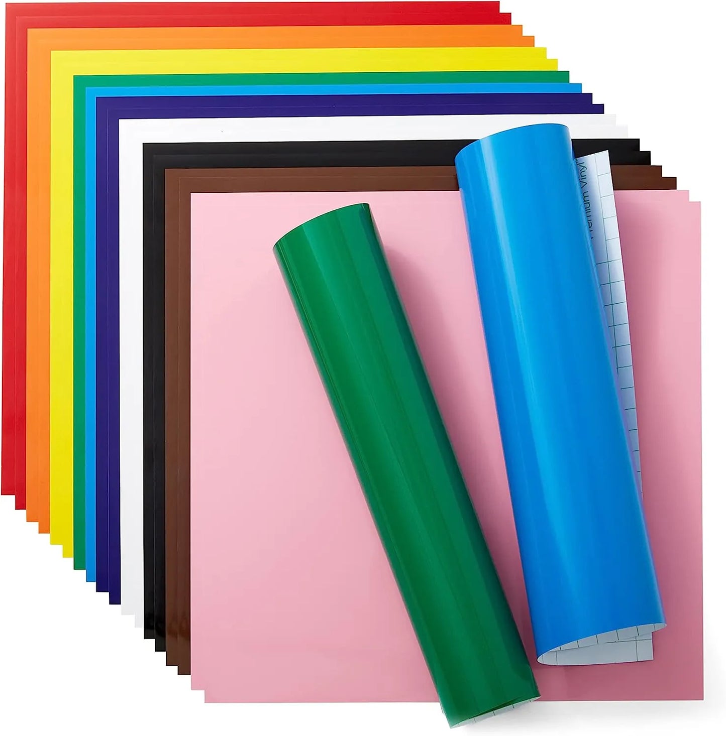 2009649 - Cricut Flat Pack 20sheets Permanent Vinyl Rainbow