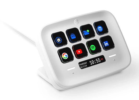 Elgato Stream Deck Neo - 8 x customizable LCD keys; 2 x Touch Points; Customizable Infobar.