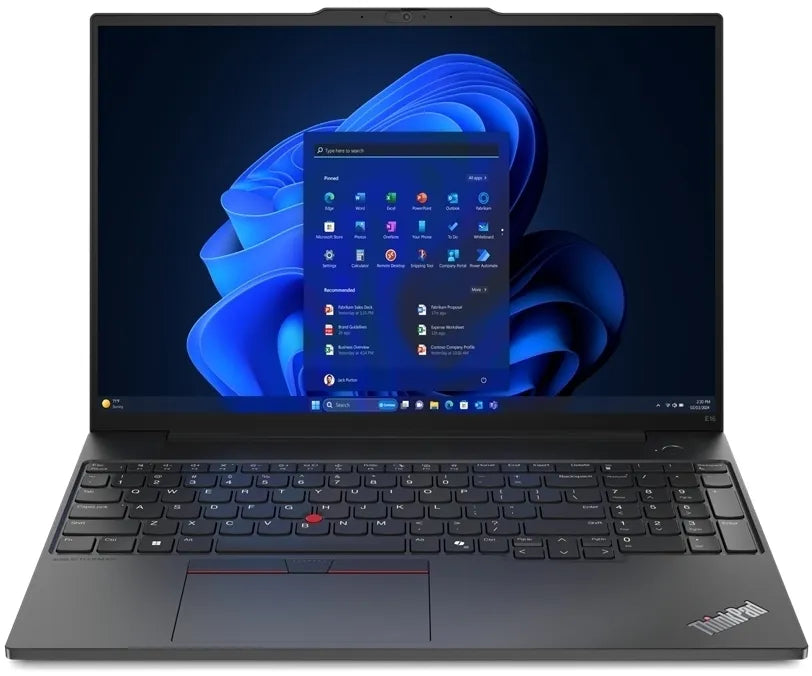 LENOVO ThinkPad E16 Gen 2 |Ultra 5-125U|BLACK|16'' WUXGA|16GB DDR5 SD|512GB NVMe SSD|RJ45|BLT KB|3yr Onsite|WIN11 Pro