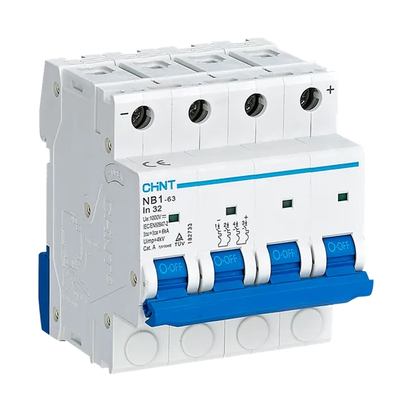 Solar PV DC Circuit Breaker (Isolator) 4P 1000V