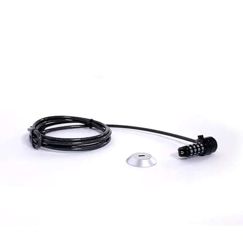 RCT NL-N03KA 4 Digit Notebook Security Lock with T-Bar security slot adaptor for Notebook without lock slot - 1.5m