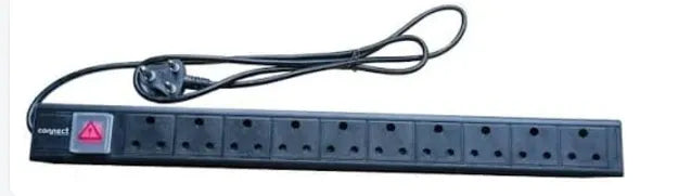RCT RSA 10 way 16A 19' rack mount ZA plug.