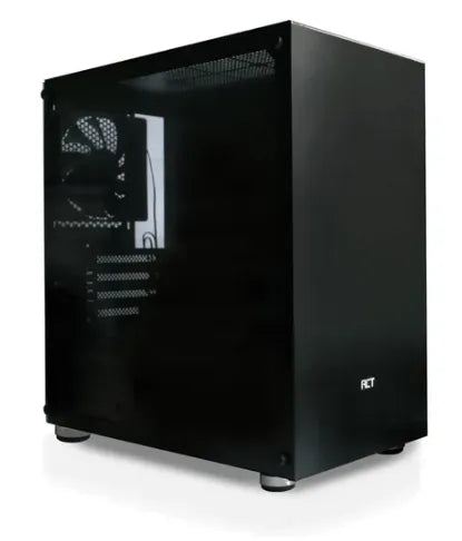 RCT Case with DVD drive slot mATX - Black + 300W; 1x Fan; 2x3.5 ; 2x2.5